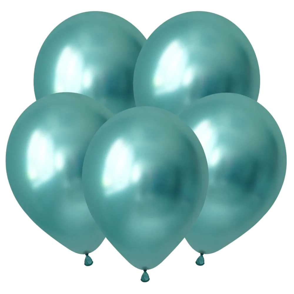 Шар: Шар V (12"/30 см) Хром Зеленый 1 шт. Decobal (Вьетнам)