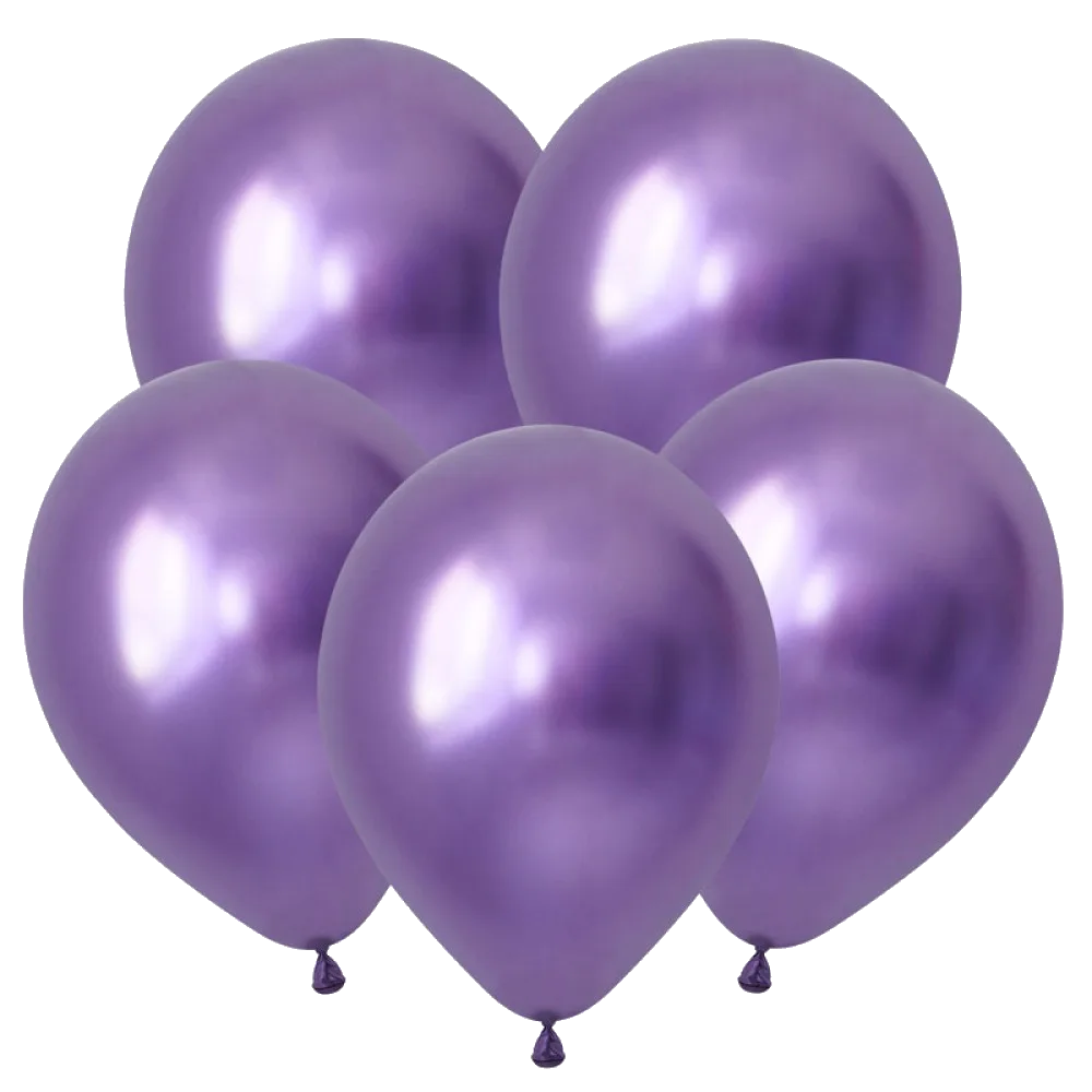 Шар: Шар V (12"/30 см) Хром Фиолетовый