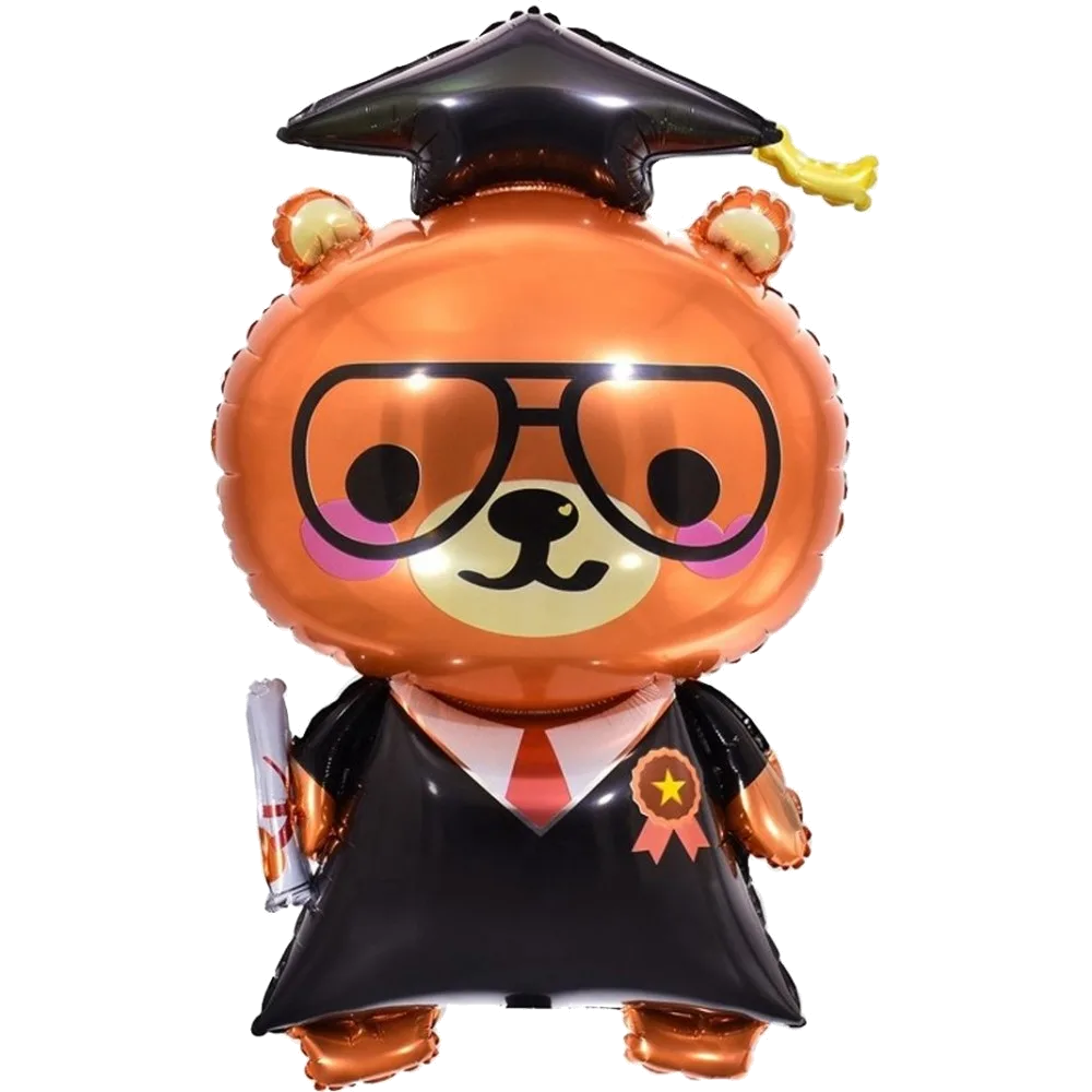 Шар: Шар (36''/91 см) Фигура Медвежонок Выпускник, 1 шт. 2.5 П