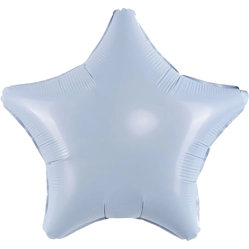 Шар: Шар Аг (36''/91 см) Звезда, Небесный, 1 шт. в уп. Agura (Россия)