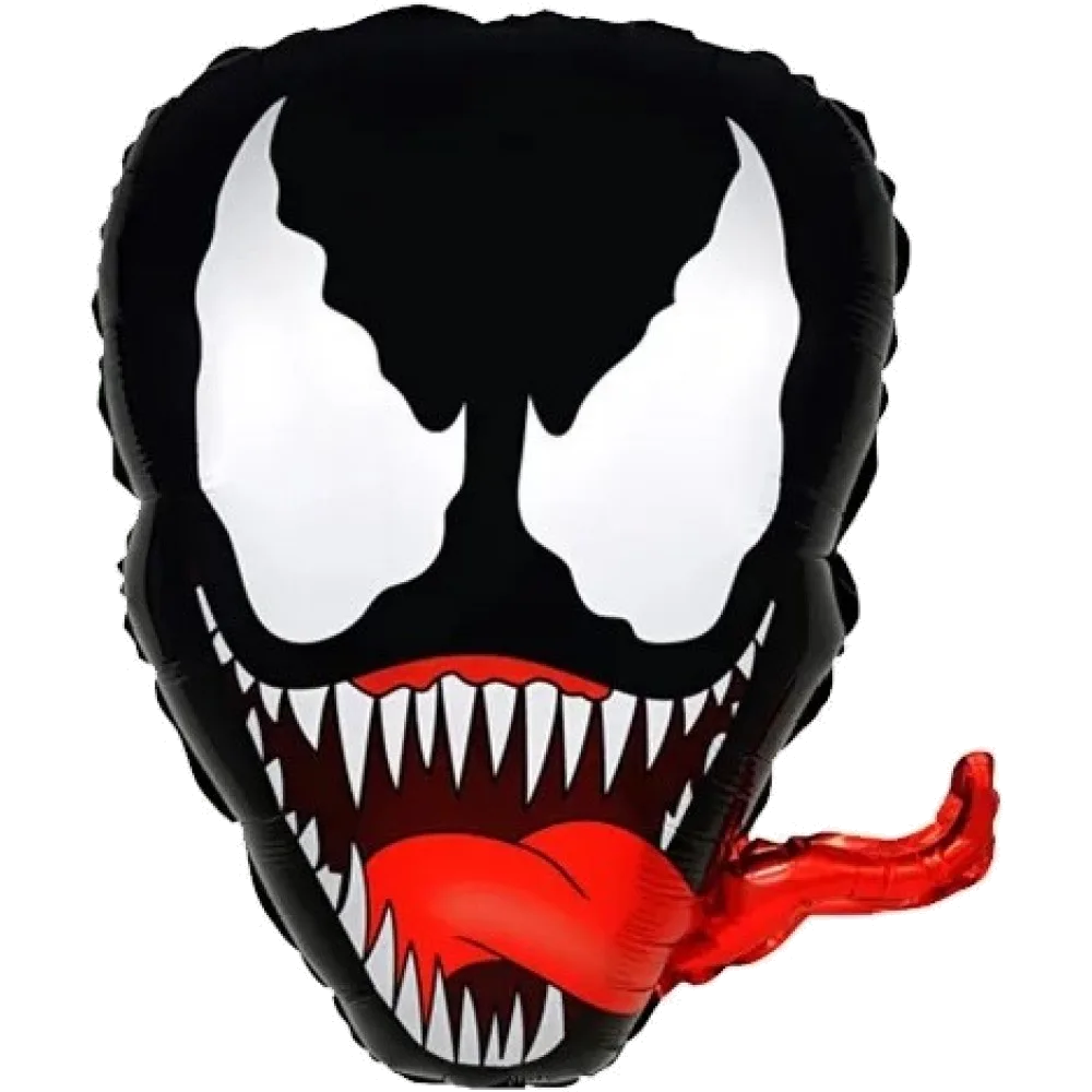 Шар: Шар (22"/56 см) Фигура Веном Монстр, 1 шт.