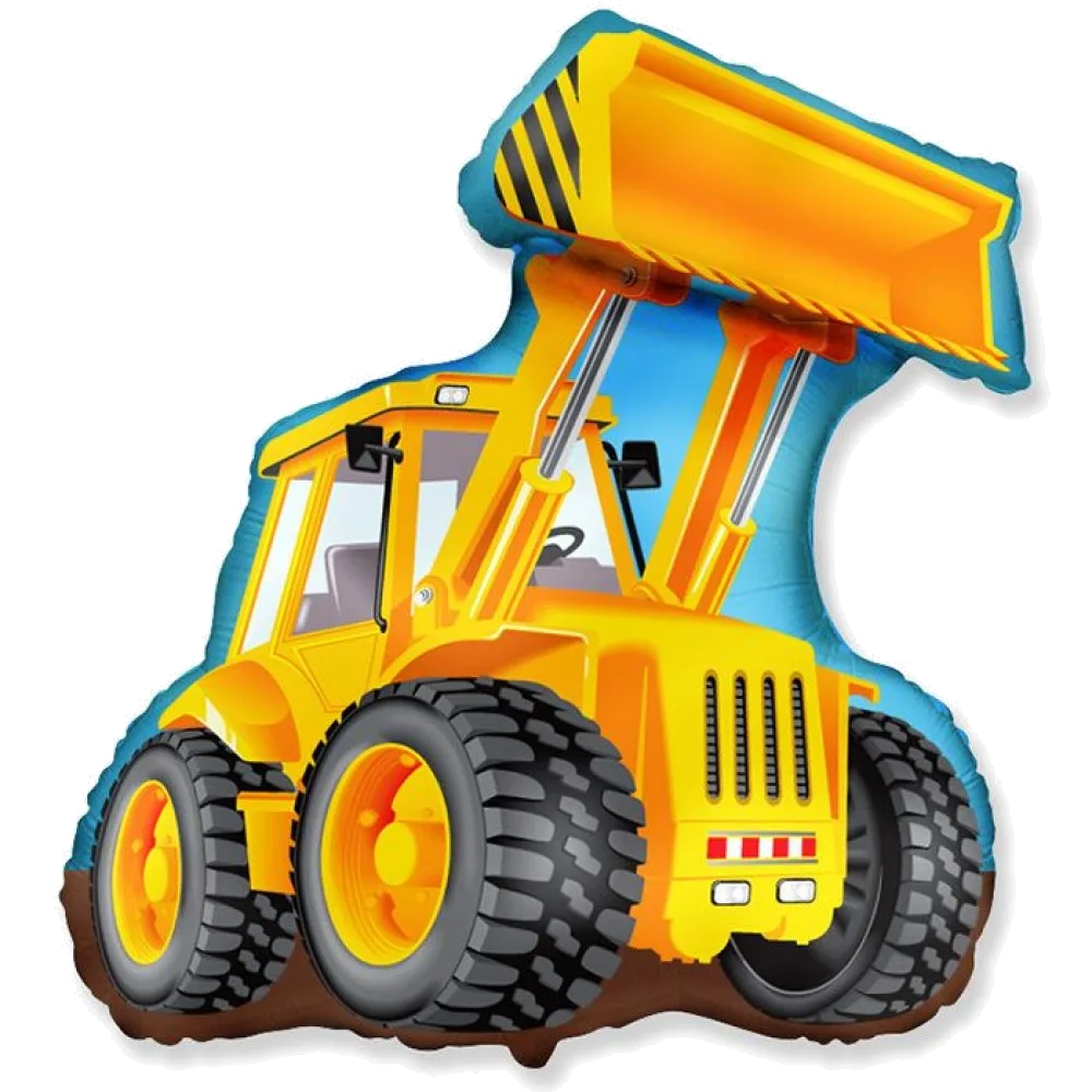 Шар: Шар (32''/81 см) Фигура, Экскаватор, 1 шт. Flexmetal (Испания) 4.2П