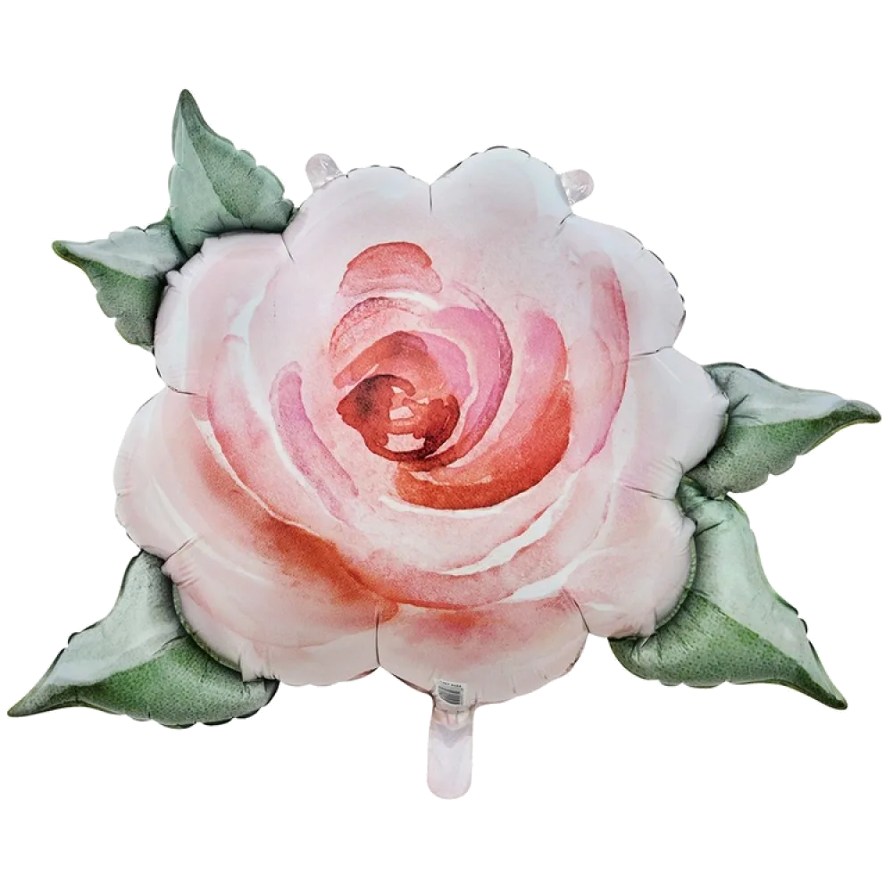Шар: Шар (32"/82 см) Фигура, Роза акварель