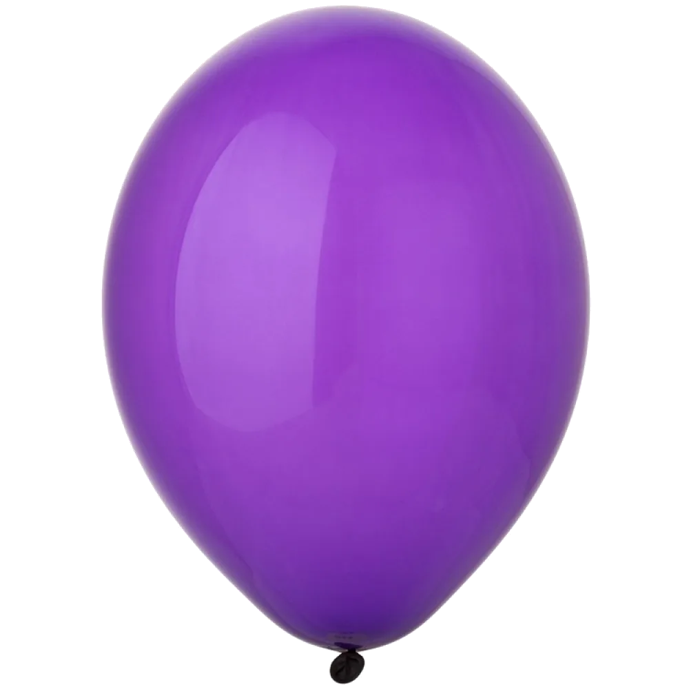 Шар: Шар (14"/36 см) Фиолетовый, кристалл, 1 шт. Belbal (Бельгия)