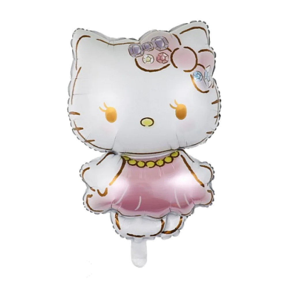 Шар: Шар (29''/74 см) Фигура, Котик в розовом платье, 1 шт. Китти