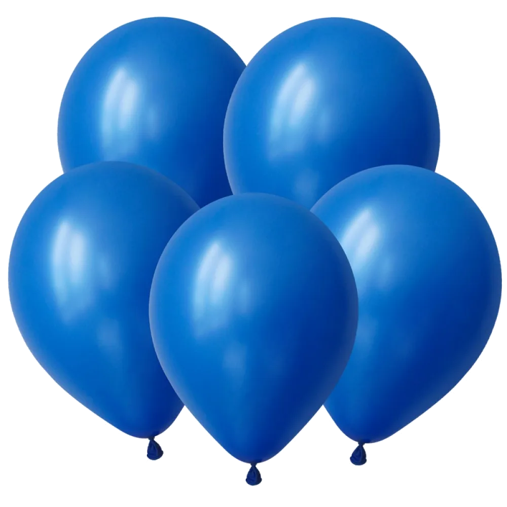 Шар: Шар V (12"/30 см) Синий 1 шт. Decobal (Вьетнам)