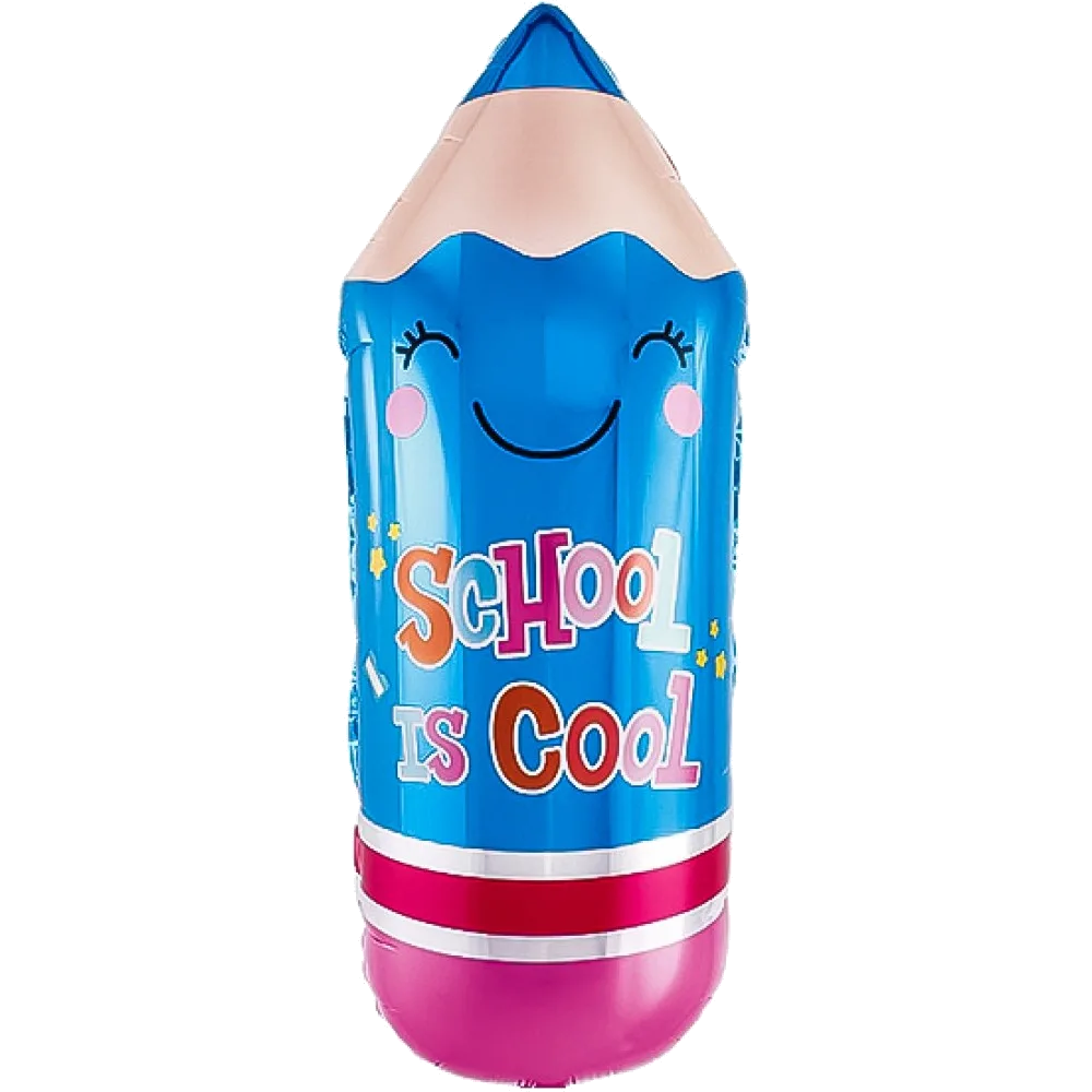 Шар: Шар (29''/74 см) Фигура, Школьный карандаш, Синий