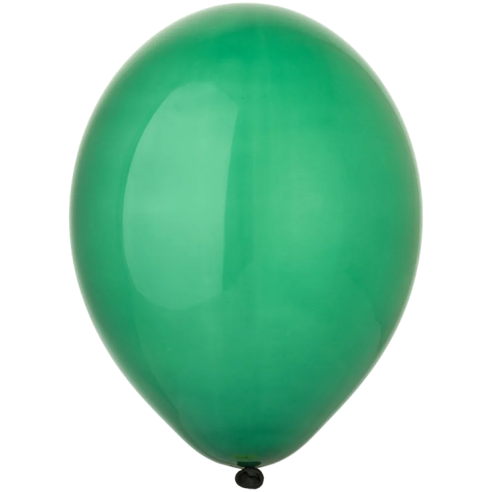 Шар: Шар (14"/36 см) Зеленый, кристалл