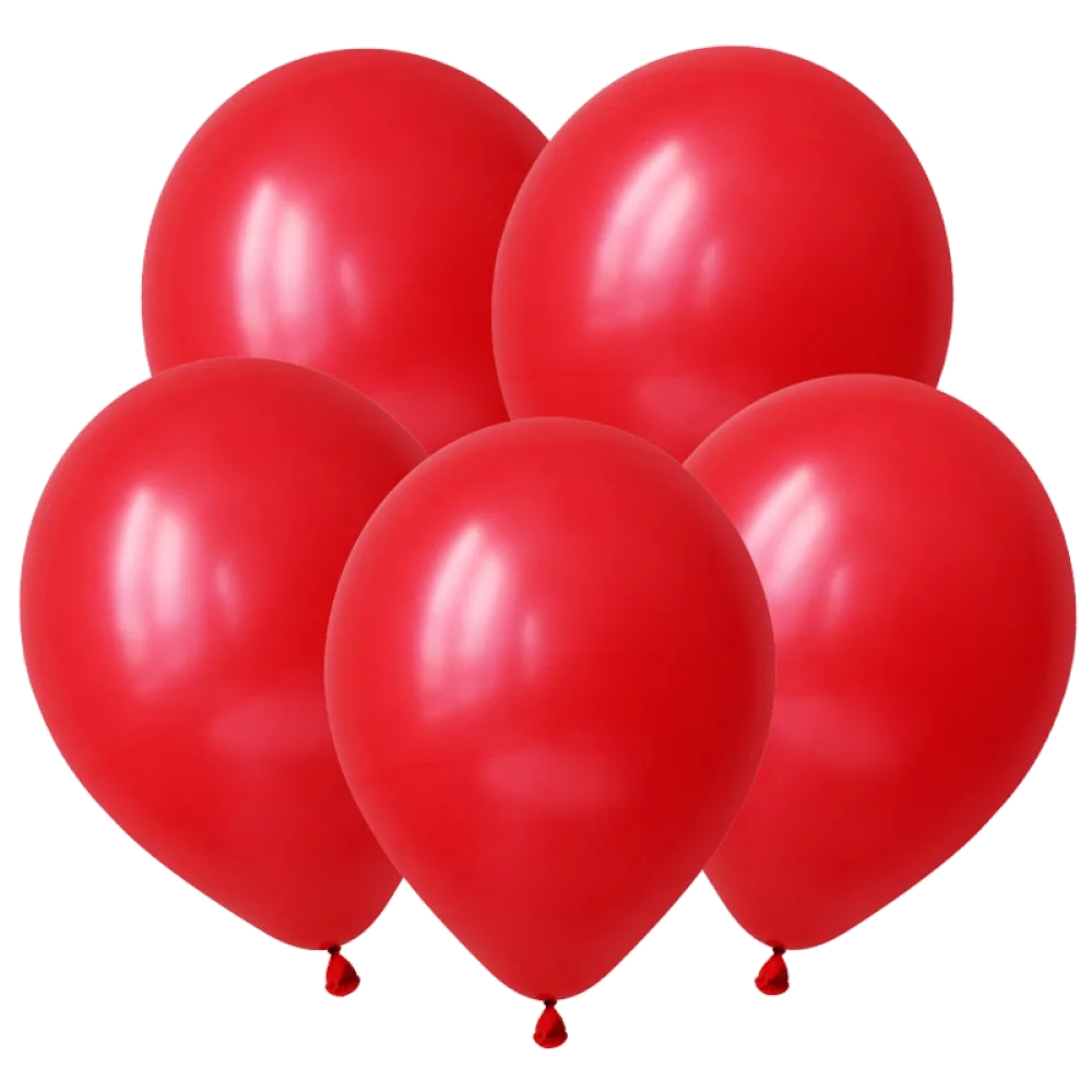 Шар: Шар V (12"/30 см) Красный (Ruby Red) 1 шт. Decobal (Вьетнам)