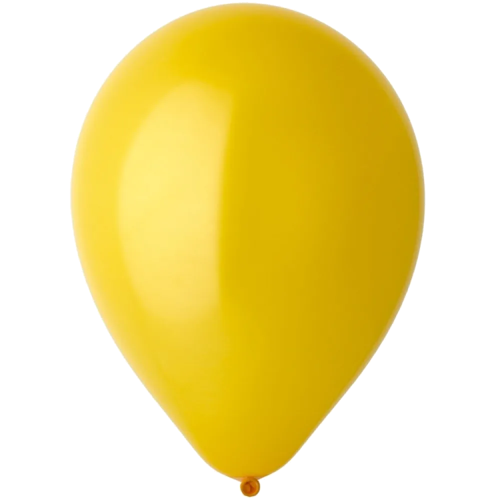 Шар: Шар (12"/30 см) Желтый, пастель, 1 шт. Everts (Малайзия)