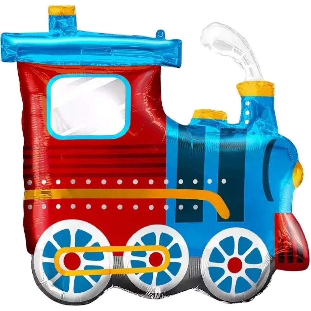 Шар: Шар (30''/76 см) Фигура Паровозик, 1 шт.