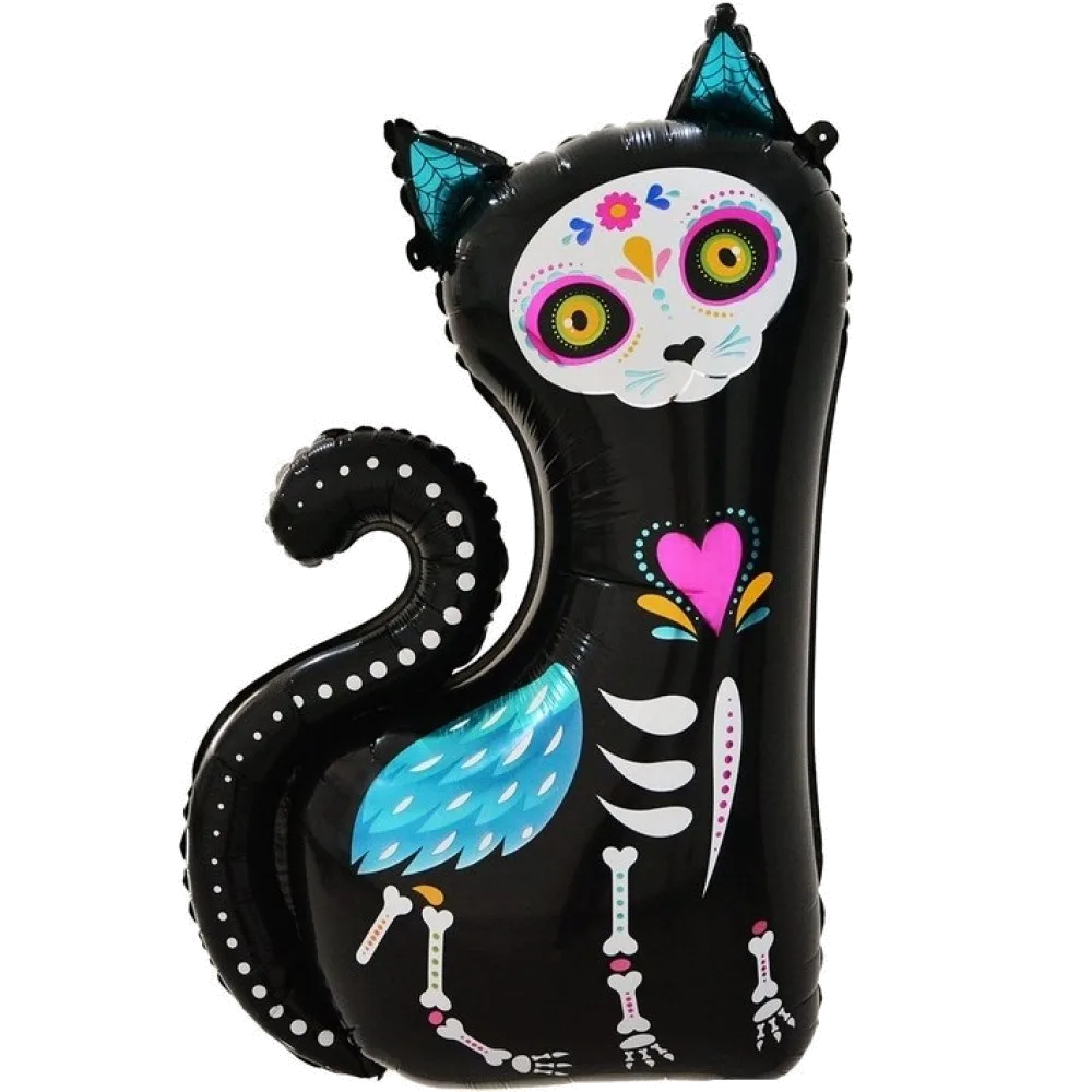 Шар: Шар (37”/94 см) Фигура Кошка Калавера, 1 шт.