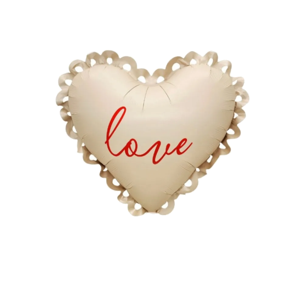 Шар: Шар (29''/74 см) Сердце, LOVE, Сатин, 1 шт. в уп.1.3 П