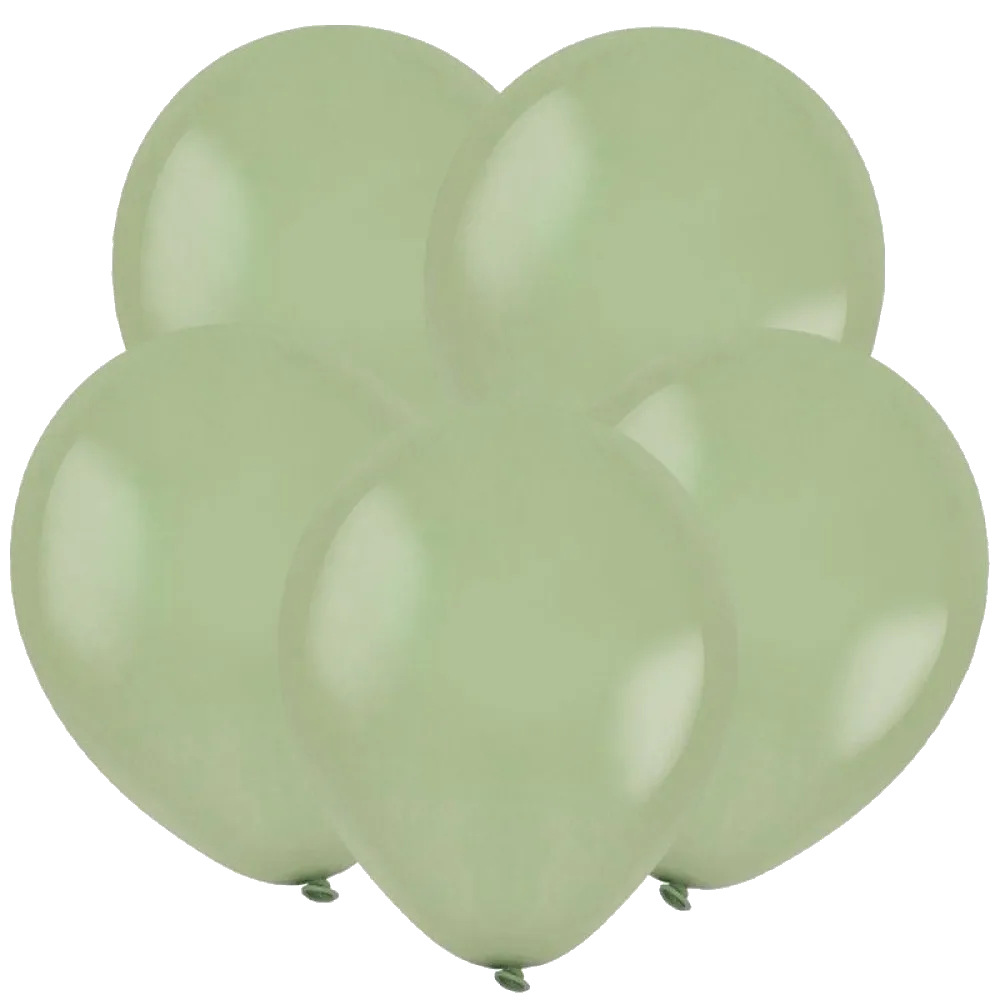 Шар: Шар V (12"/30 см) Серо-зеленый (Winter green) 1 шт. Decobal (Вьетнам)