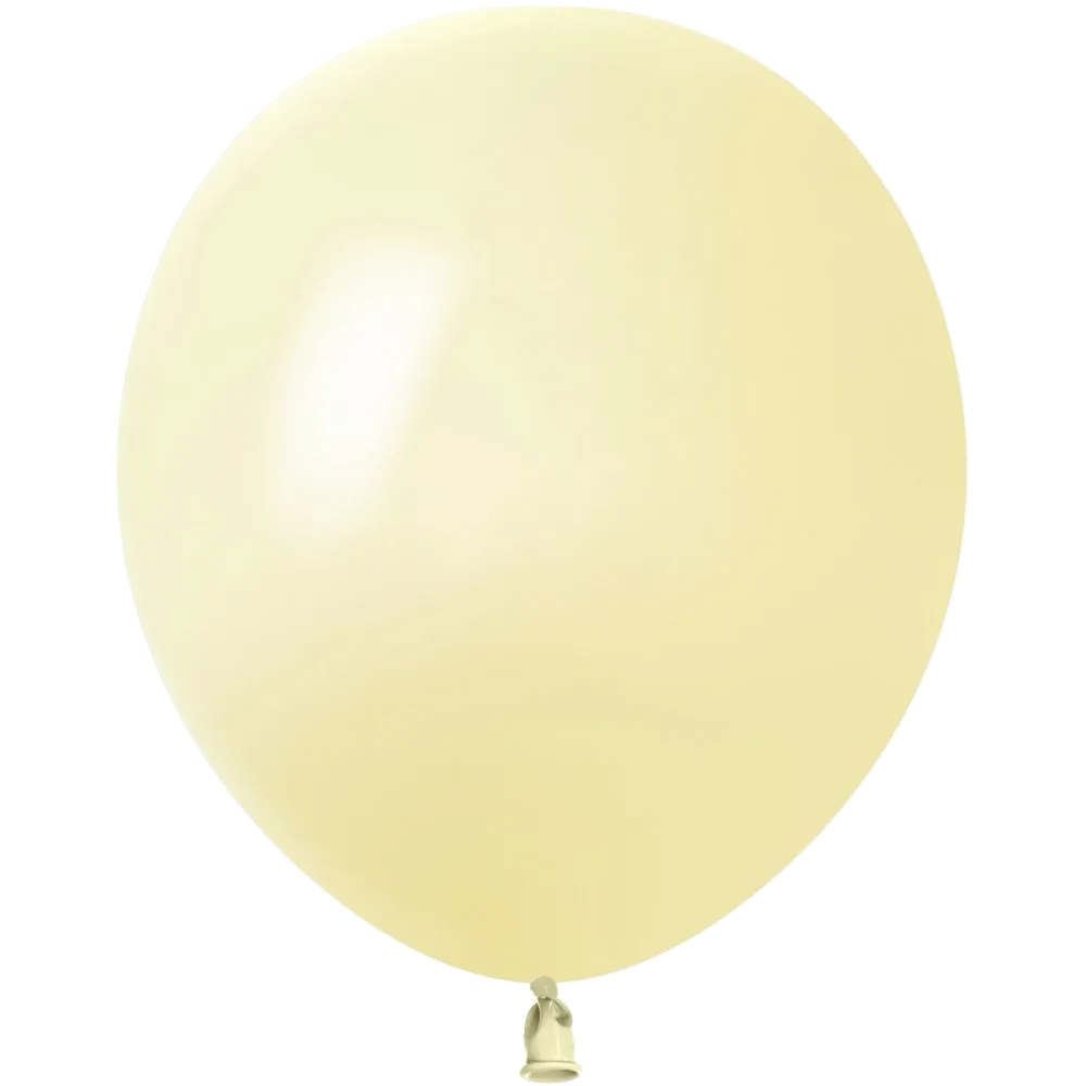 Шар: Шар (5''/13 см) Светло-желтый, макарунс