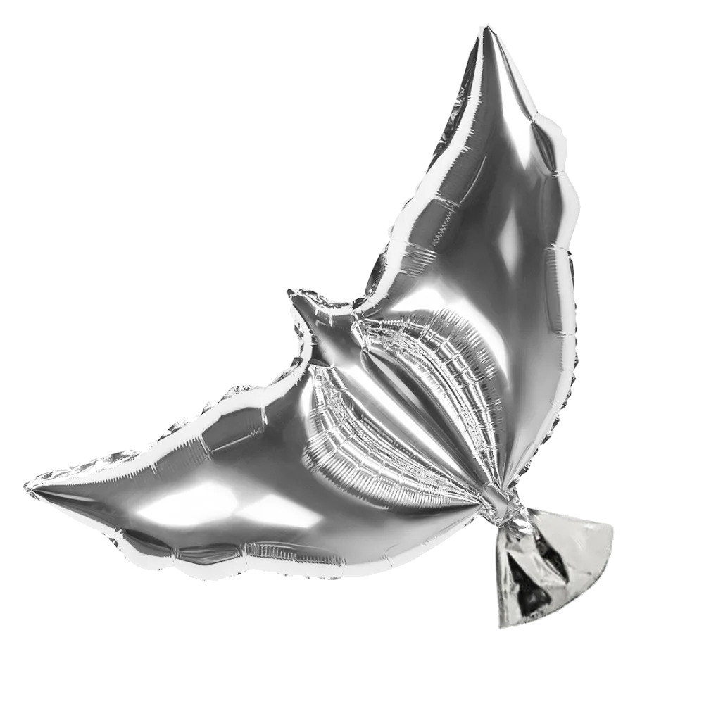 Шар: Шар (41''/104 см) Фигура, Голубь, Серебро, 1 шт.1.5П