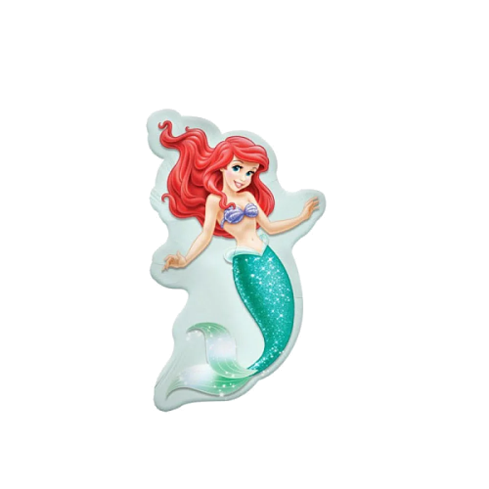 Шар: Шар (25"/63 см) Фигура, Русалочка, Ариэль, 1 шт.