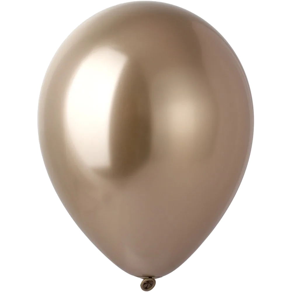 Шар: Шар (12"/30 см) Хром, Просекко, Сатин