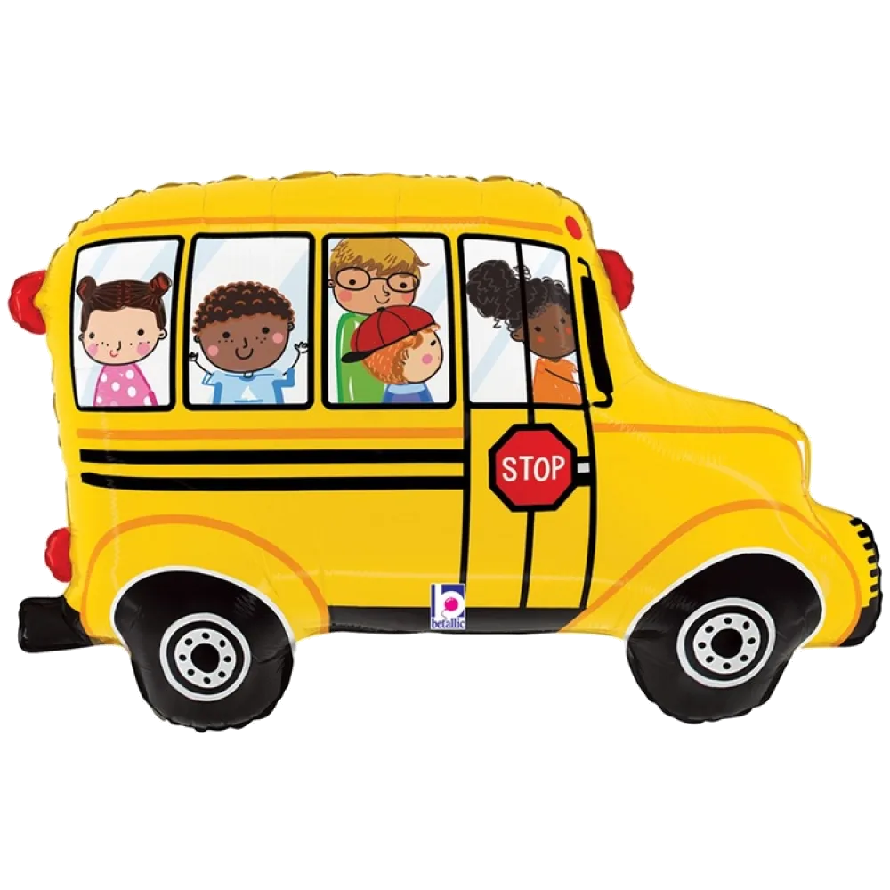 Шар: Шар (29''/74 см) Фигура, Школьный автобус