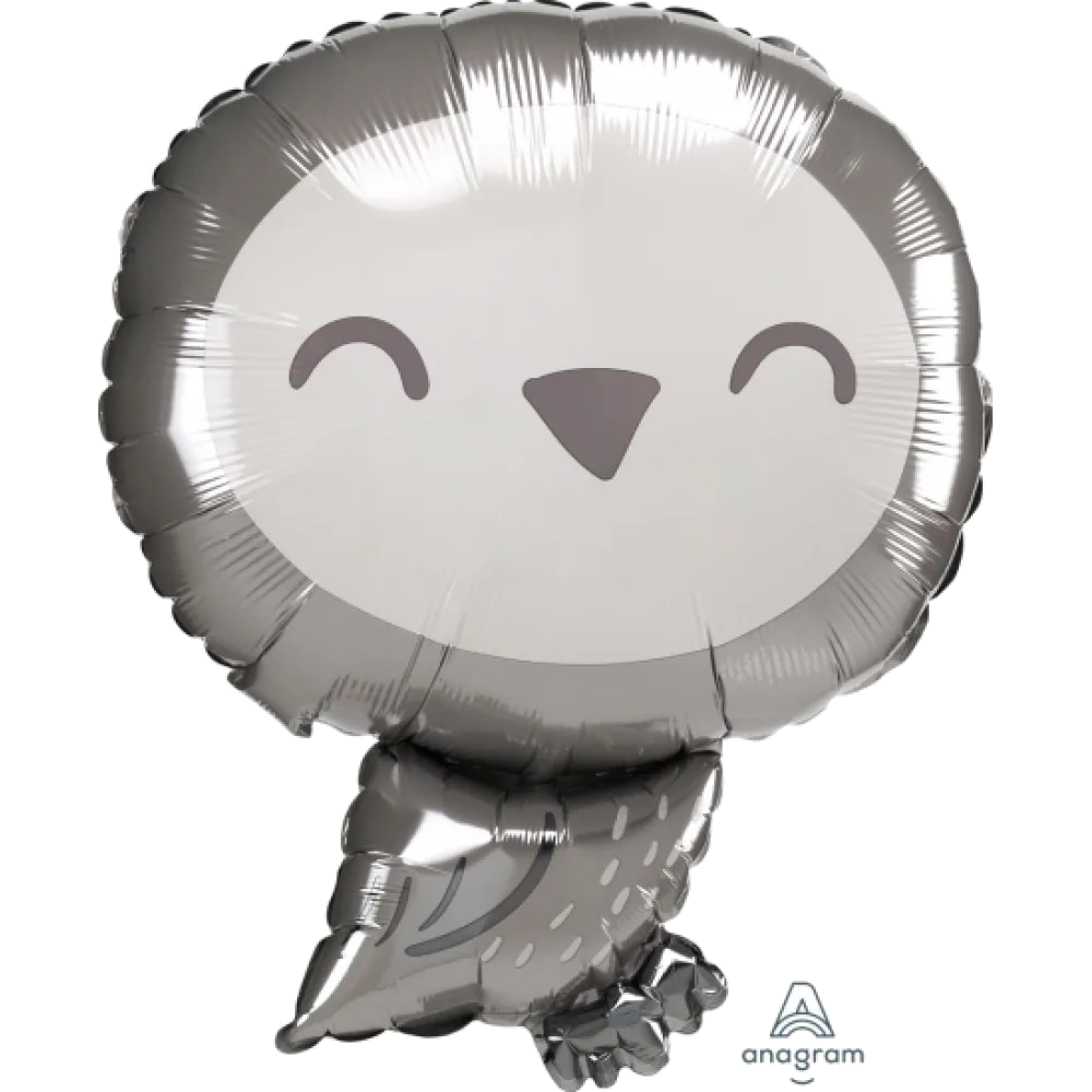 Шар: Шар (19"/48 см) Фигура, Сова, 1 шт. Anagram (США)