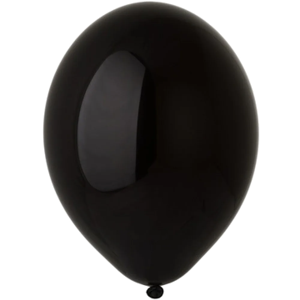 Шар: Шар (14"/36 см) Черный, пастель, 1 шт. Belbal (Бельгия)