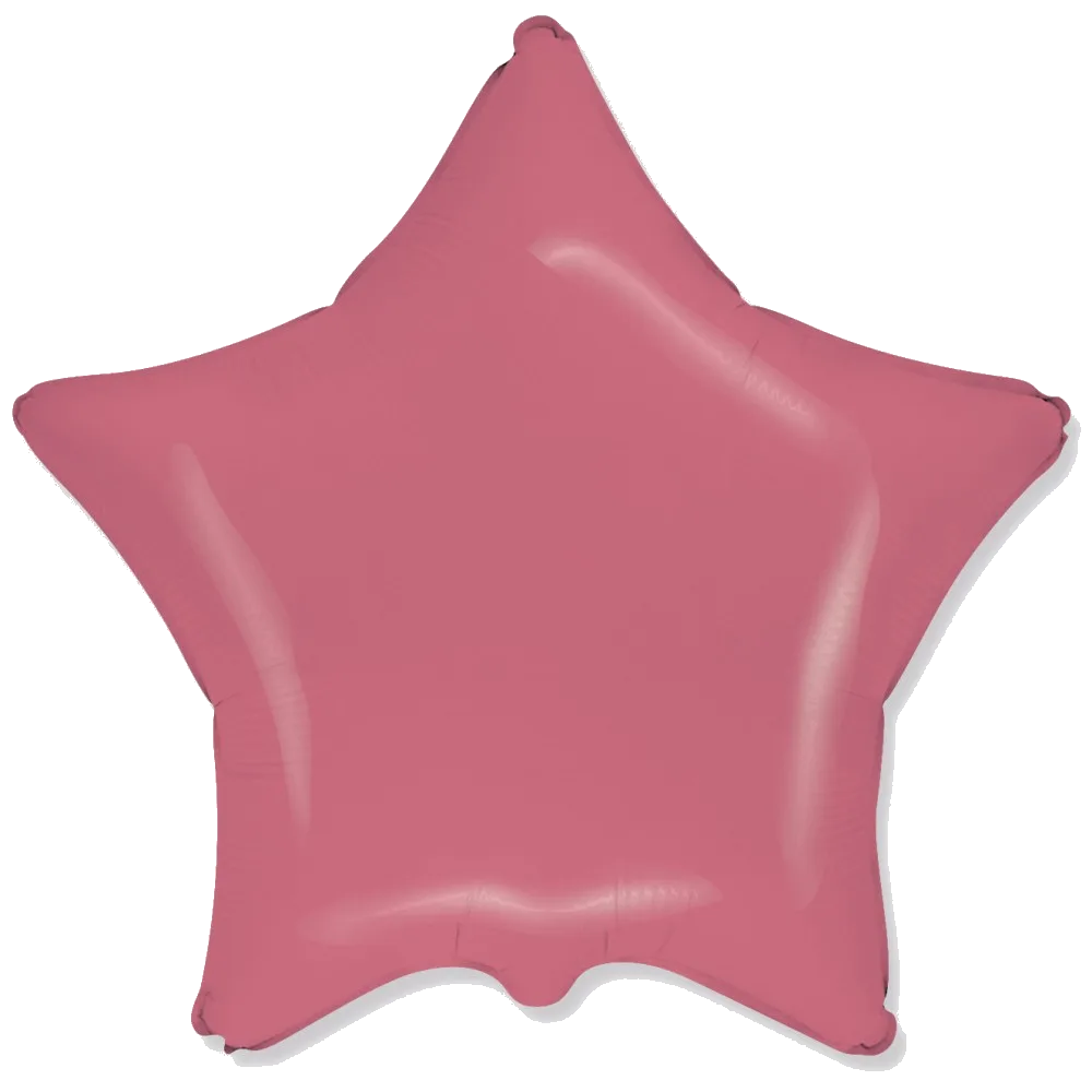 Шар: Шар И (18''/46 см) Звезда, Коралловый, Макарунс