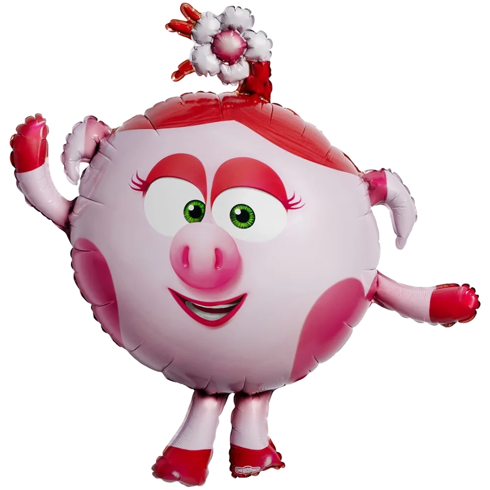 Шар: Шар (41''/104 см) Фигура, Смешарики, Нюша, 1 шт. в уп. 3.1 П