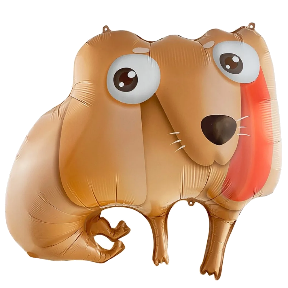 Шар: Шар (29"/74 см) Фигура, Собака глазастая, 1 шт. в уп.