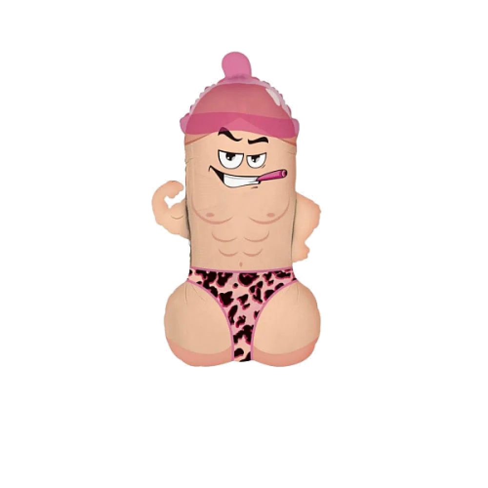 Шар: Шар (27"/69 см) Фигура, Мистер Пи Пи, В Шапочке, Леопард