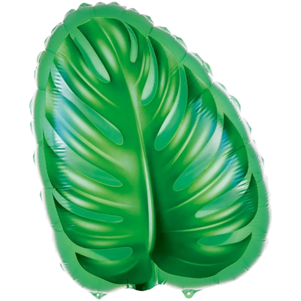 Шар: Шар (20''/51 см) Фигура Пальмовый лист, Зеленый, 1 шт.