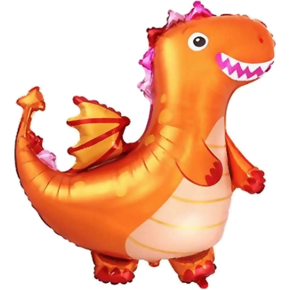 Шар: Шар (36''/91 см) Фигура, Дракон, Оранжевый, 1 шт. Flexmetal (Испания)3.3П