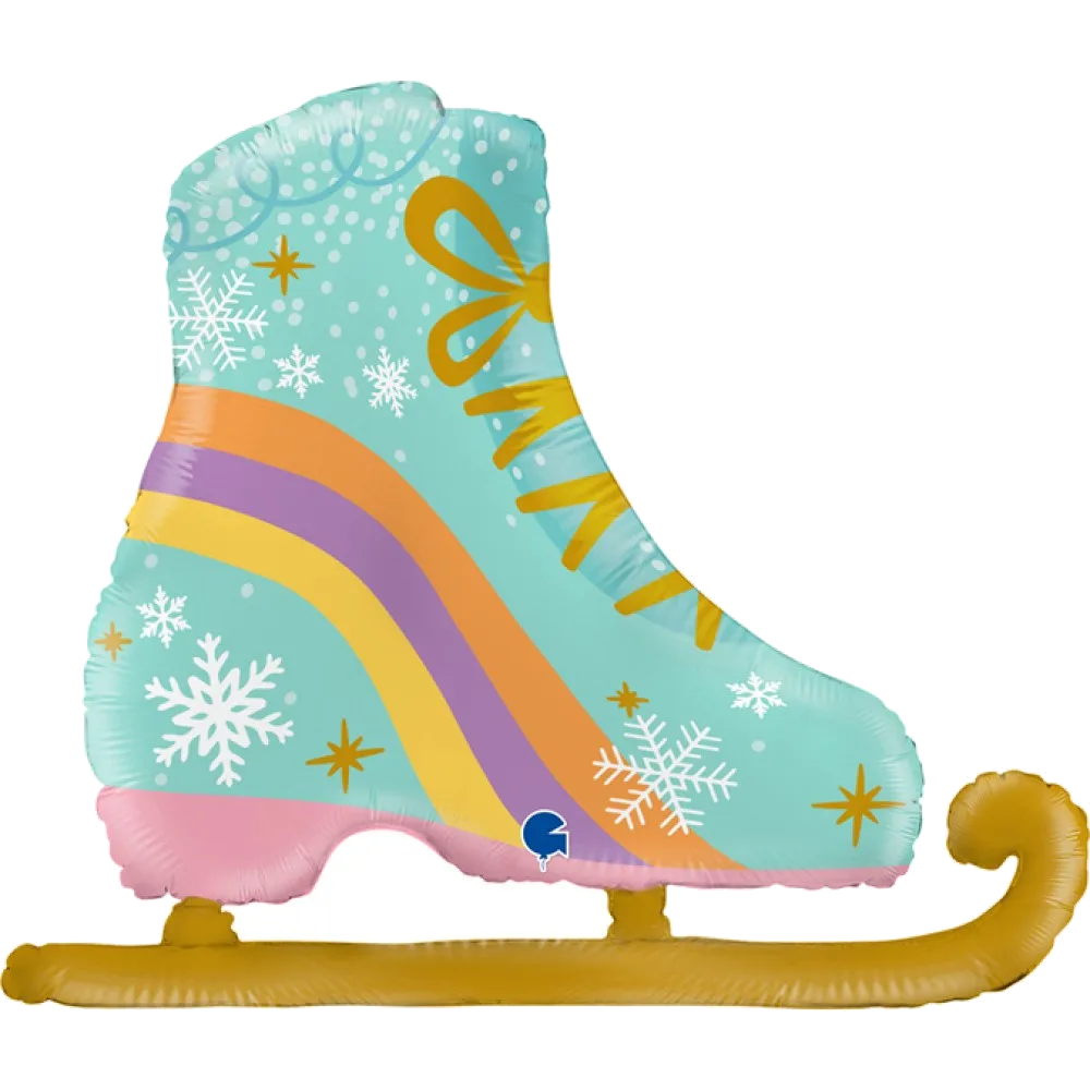 Шар: Шар (27''/69 см) Фигура, Новогодние коньки