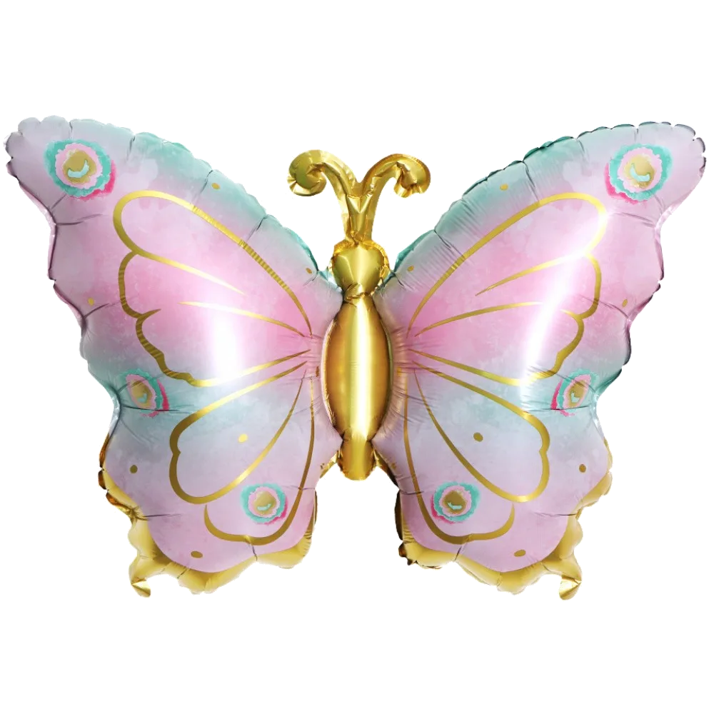 Шар: Шар (31''/79 см) Фигура, Нежная бабочка, Градиент