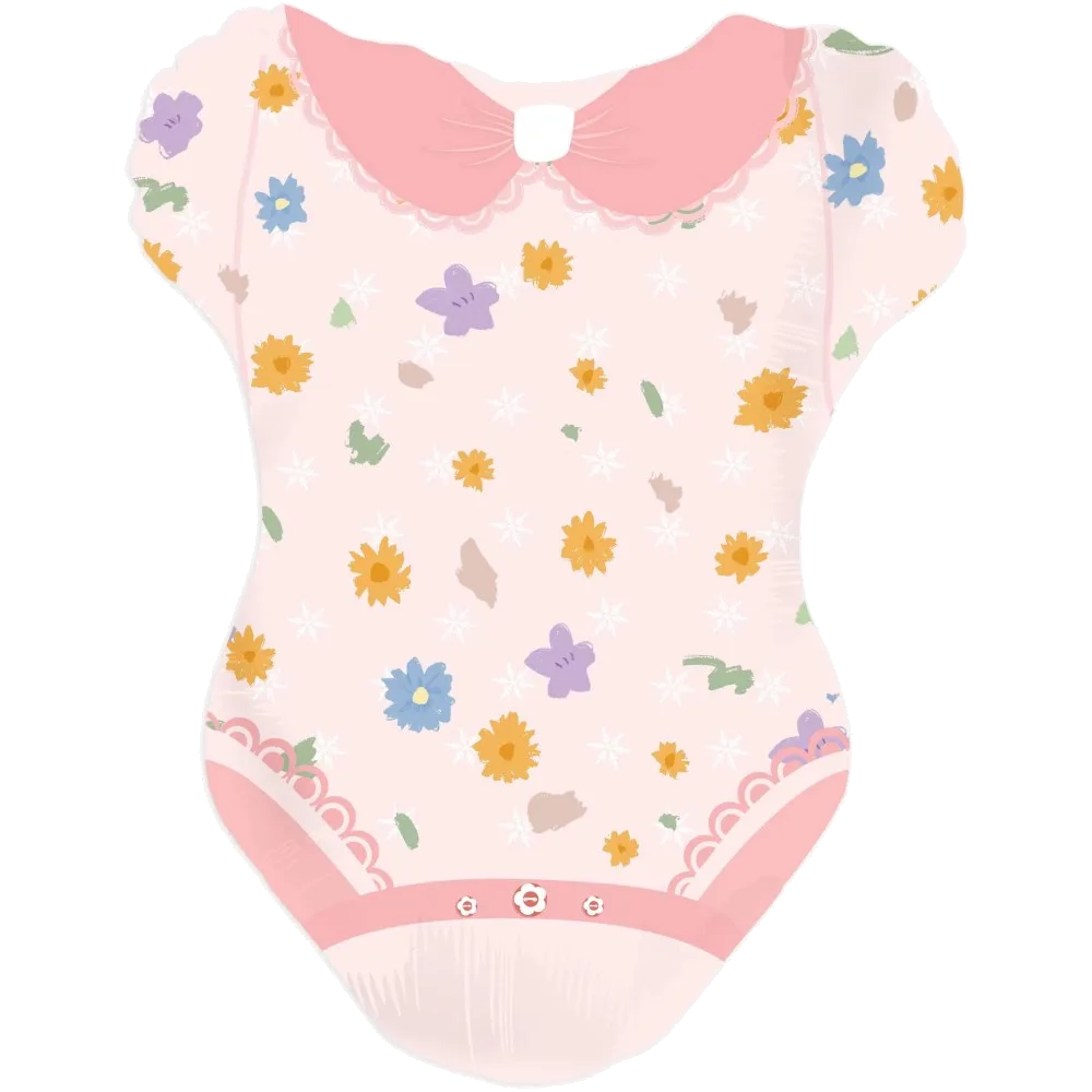 Шар: Шар (24"/58 см) Фигура Боди для малышки девочки