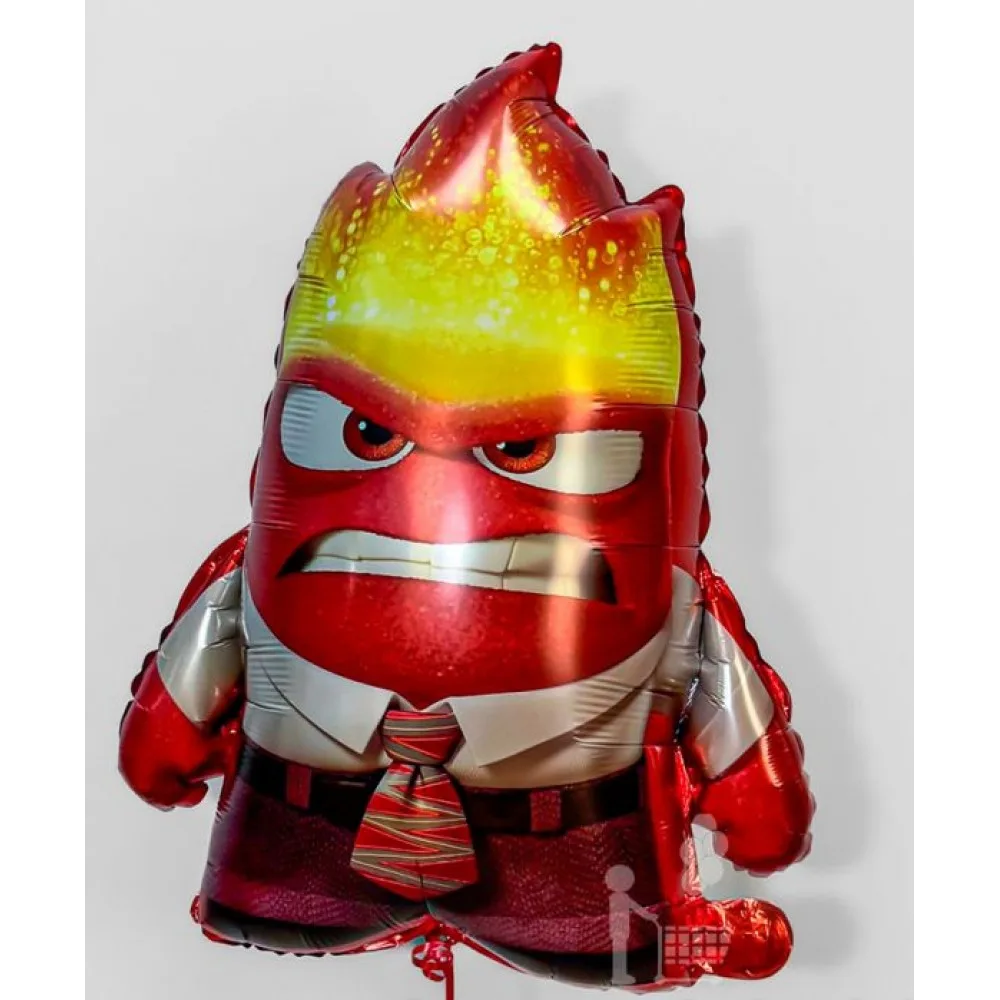 Шар: Шар (24"/61 см) Фигура Монстрик Гнев, 1 шт. 1.3 П