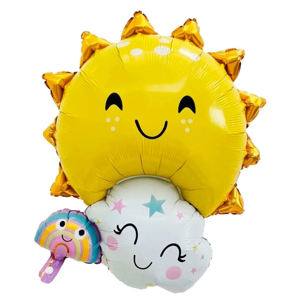 Шар: Шар (30"/76 см) Солнце с облачком