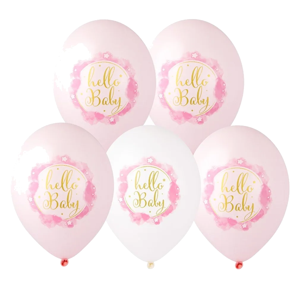 Шар: Шар (14"/36 см) Hello Baby Girl