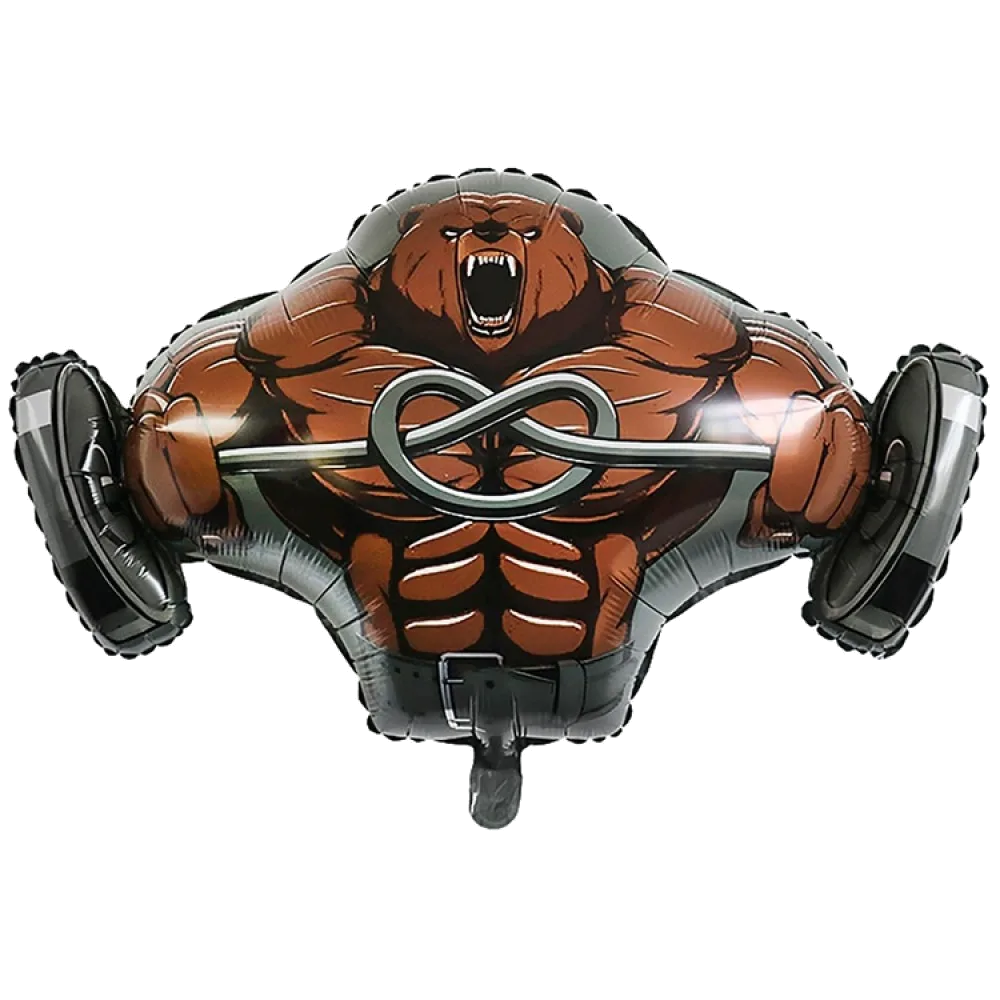 Шар: Шар (37"/94 см) Фигура Медведь качок