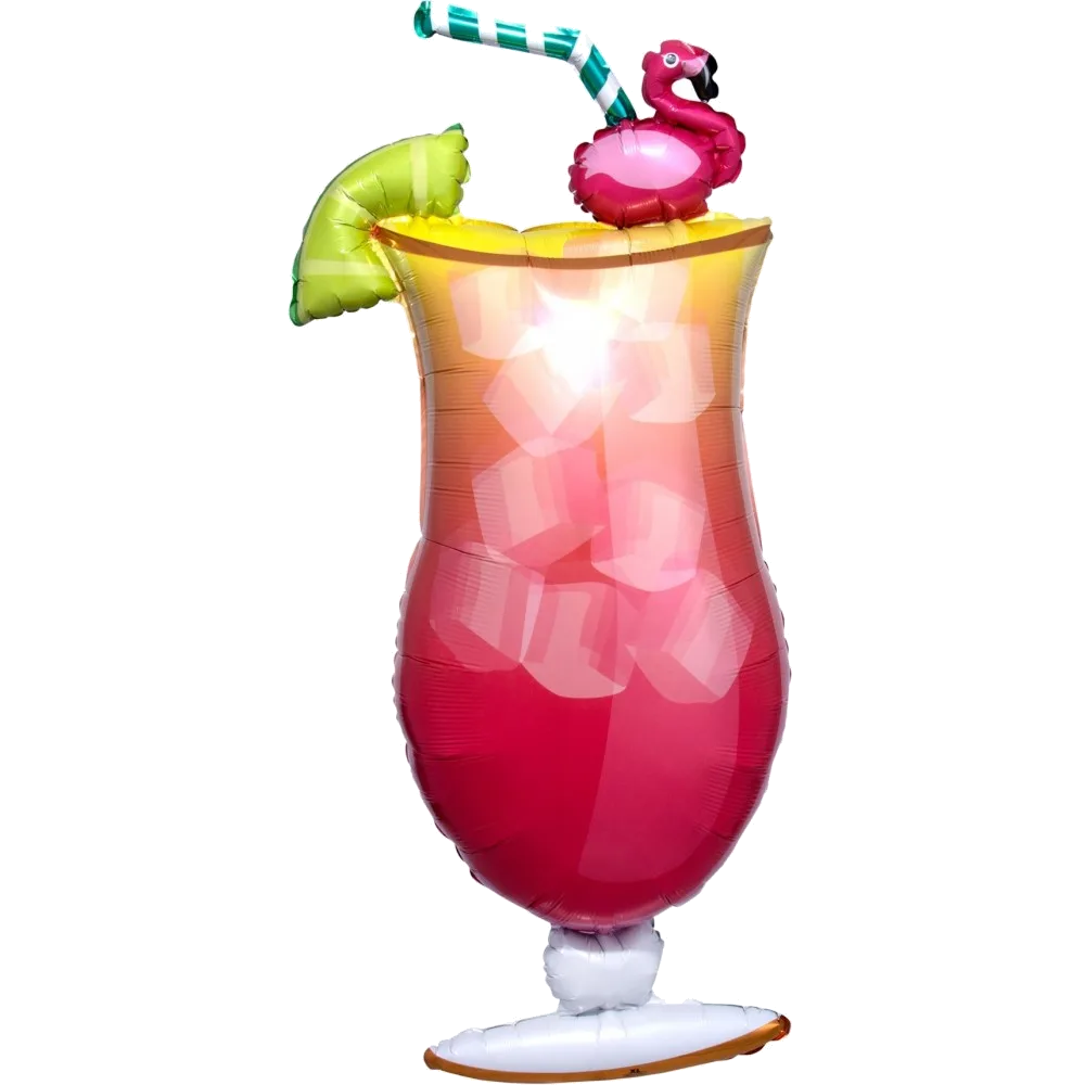 Шар: Шар (33"/84 см) Фигура Коктейль со льдом