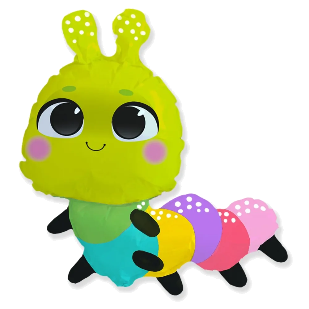 Шар: Шар (33''/84 см) Фигура, Яркая гусеница