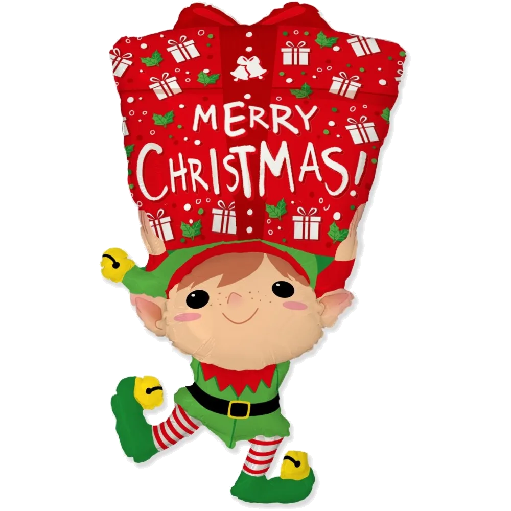 Шар: Шар (42''/107 см) Фигура, Новогодний эльф