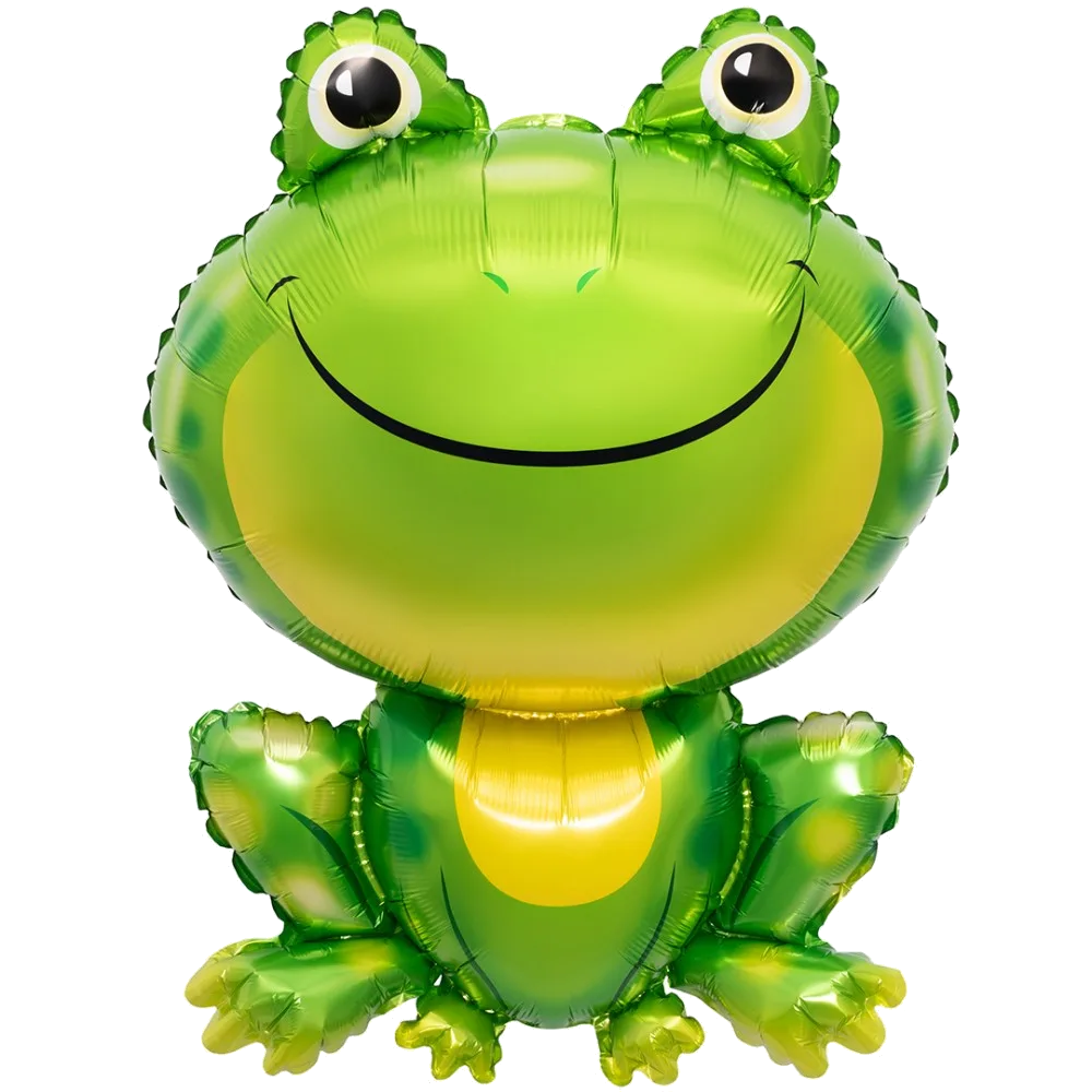 Шар: Шар (33''/84 см) Фигура, Лягушка, Зеленый, 1 шт. в уп.