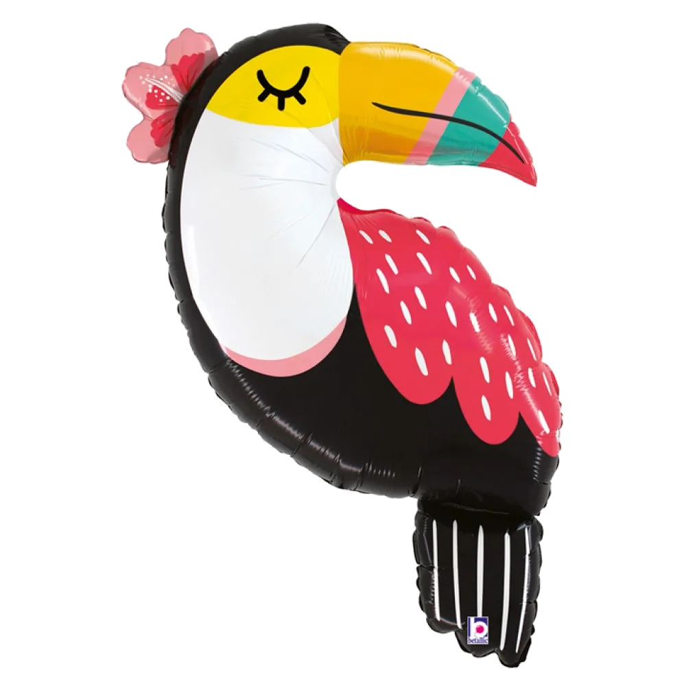 Шар: Шар (40''/102 см) Фигура, Тукан, 1 шт.  Betallic (Италия) 2.3П