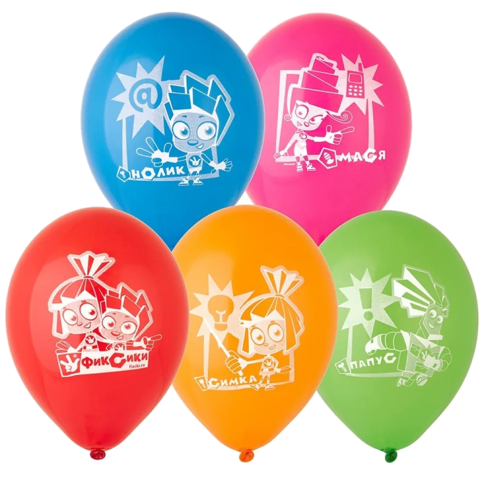 Шар: Шар (12"/30 см) Фиксики, 1 шт. Belbal (Бельгия)