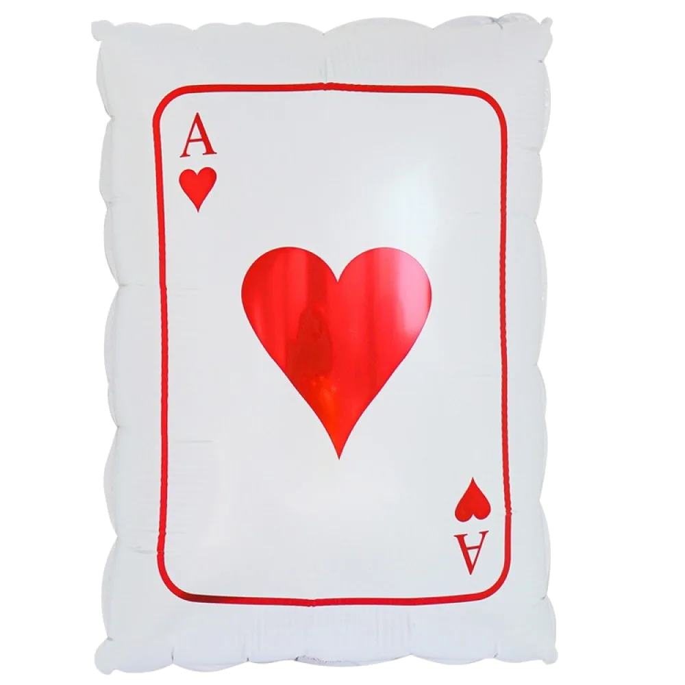 Шар: Шар (24"/61 см) Фигура Карты, 1 шт. в уп.