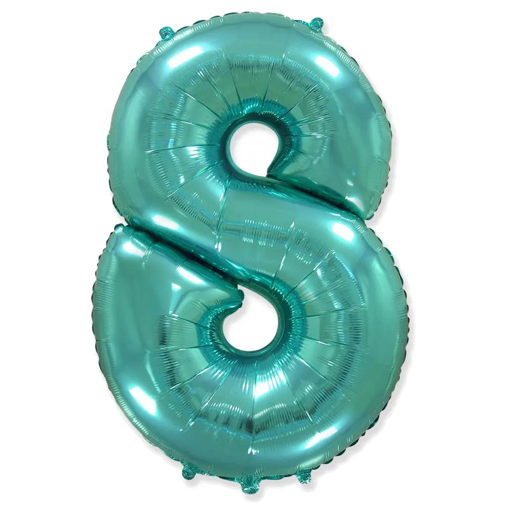 Шар Шар И (40''/102 см) Цифра, 8, Тиффани, Цифра, 40"/102 см