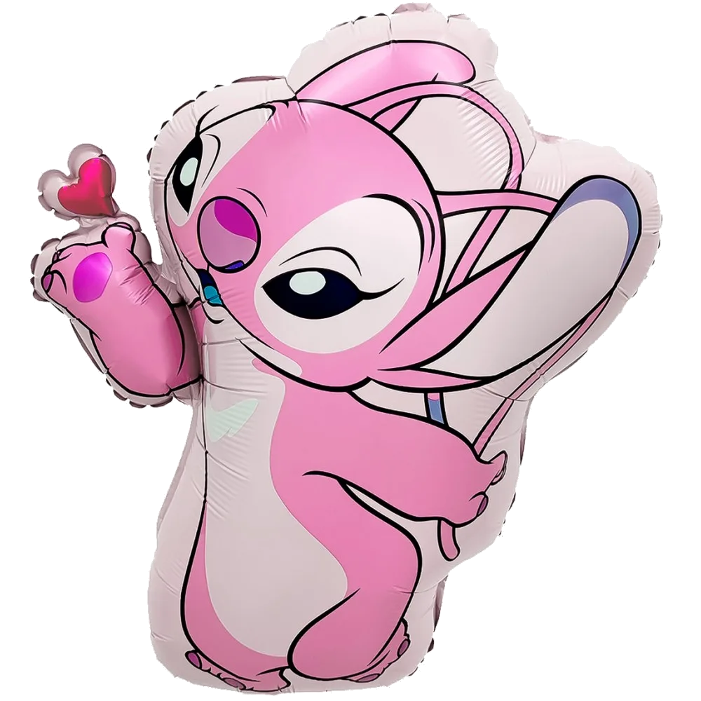 Шар: Шар (26''/66 см) Фигура, Любимый монстрик с сердечком, Розовый, 1 шт. в уп.