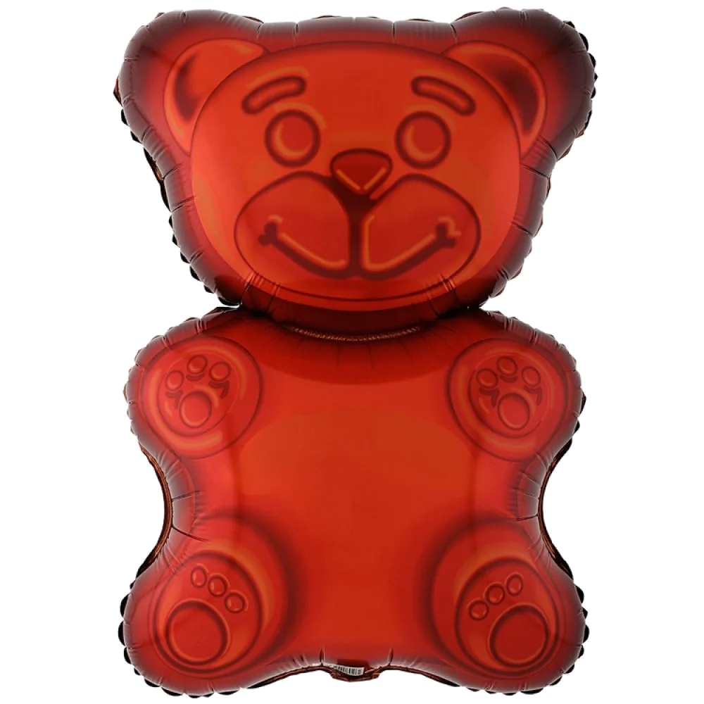 Шар: Шар (34"/86 см) Фигура, Мишка мармеладный, 1 шт. в уп.