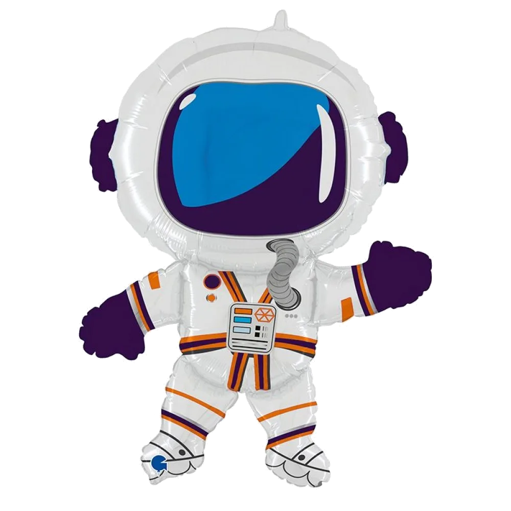 Шар: Шар (28''/71 см) Фигура, Космонавт, 1 шт. в уп. Grabo (Италия)1.8П