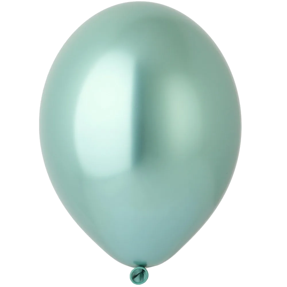 Шар: Шар (14"/36 см) Зеленый (Glossy Green), хром